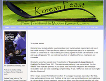 Tablet Screenshot of koreanfeast.com